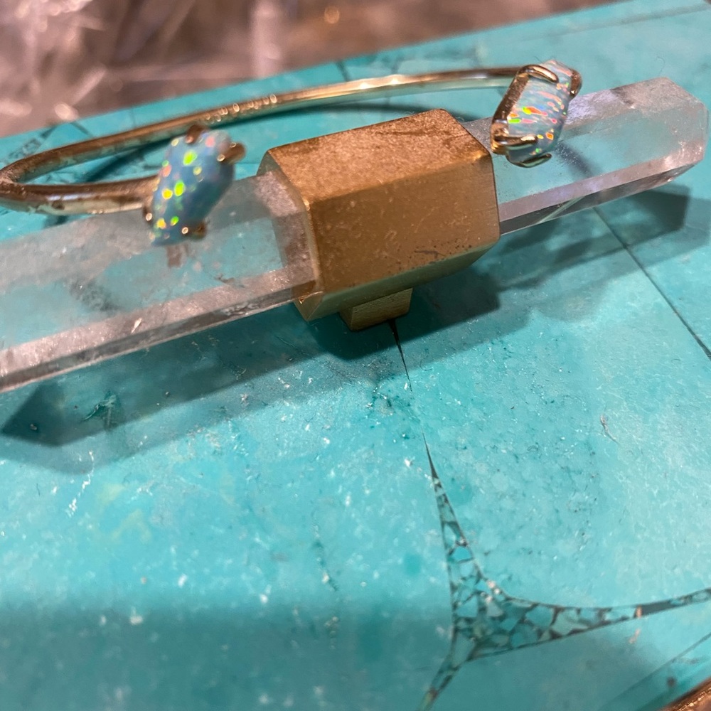 Kendra Scott Opal Translucent Stone Cuff Bracelet - image 4